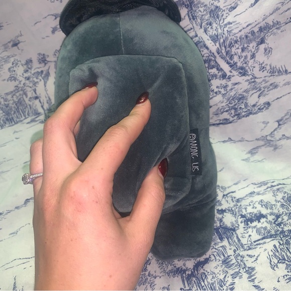 Toikido Among Us Black Plague Doctor Crow, Purple Crown, Pink Flower Plush Lot - Picture 10 of 10